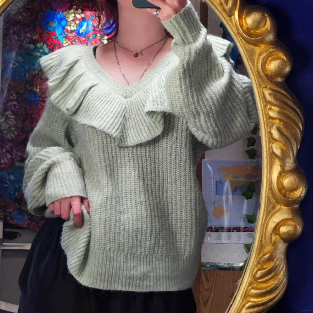 RUFFLE SWEATER - Picture 1 of 4